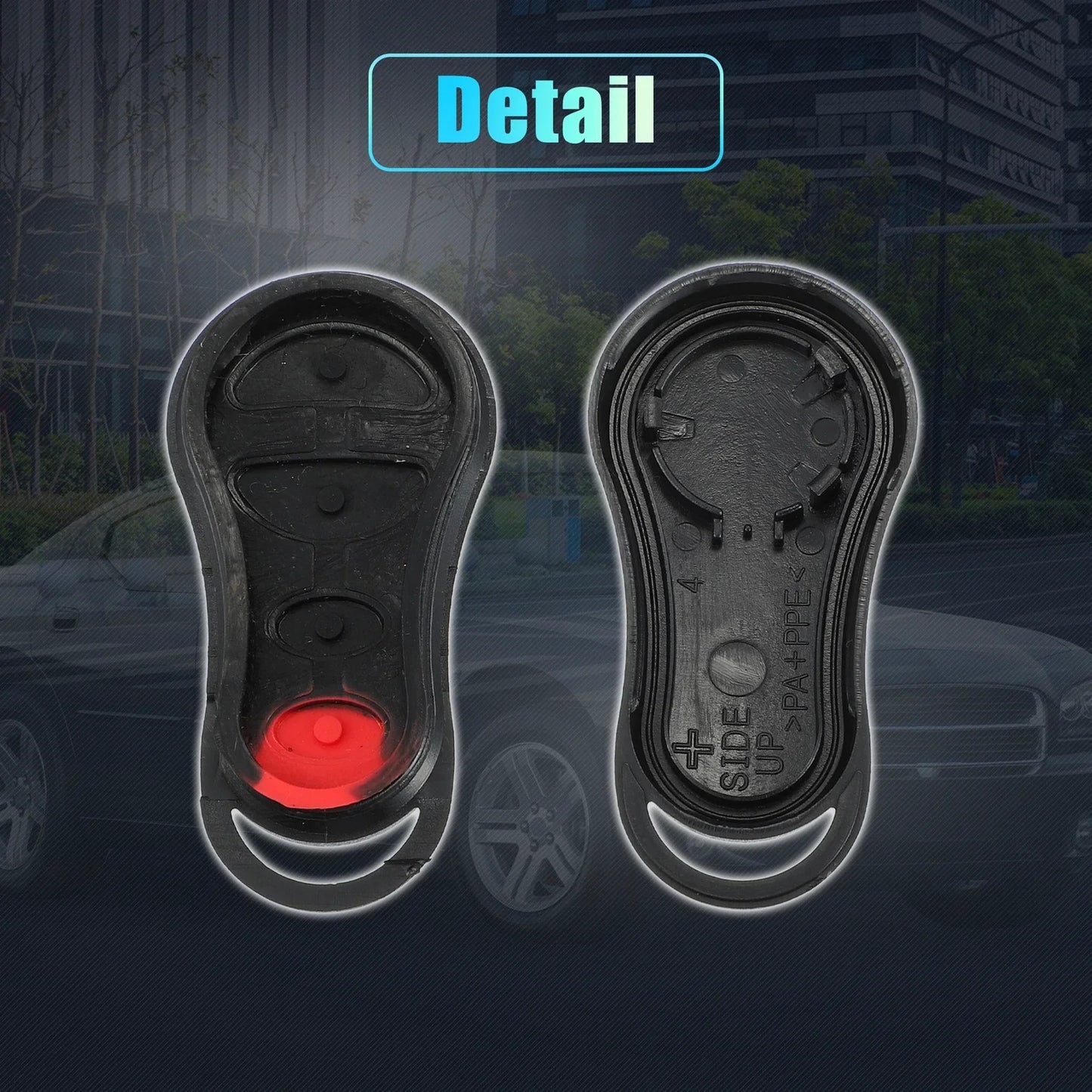 Keyless Entry Remote Key Shell Cover for Jeep & Dodge
