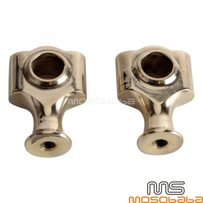 1 Inch Retro Brass Handlebar Risers for Harley Chopper Dyna Street Bob