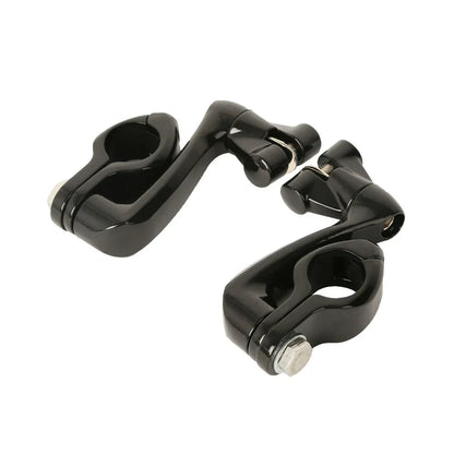 Adjustable 1.25" Highway Foot Peg Mounts for Harley Engine Guards