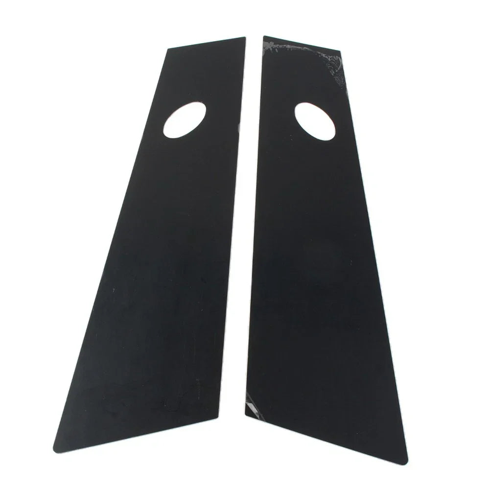 Bright Black Door Window Pillar Post Trims for Tesla Model 3 (2017-2022)