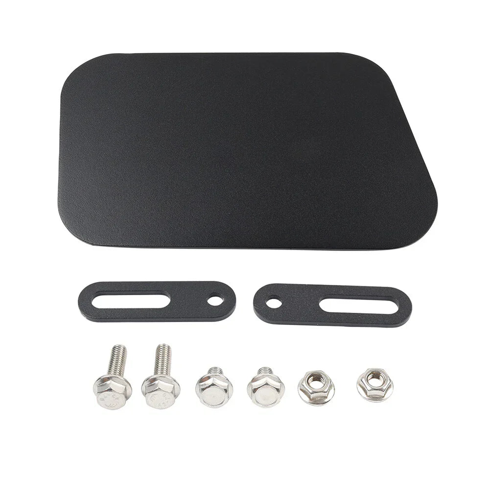 CNC Black Right Side Number Plate Panel Cover for Motorcycle