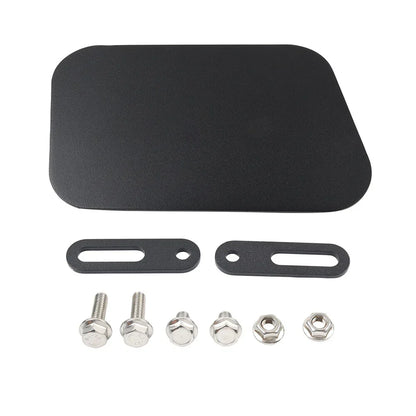 CNC Black Right Side Number Plate Panel Cover for Motorcycle