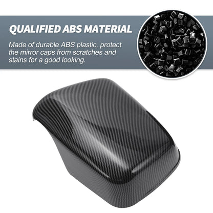 Rearview Mirror Cover Overlay Black Carbon Fiber for Lexus RX300 (1999-2003)