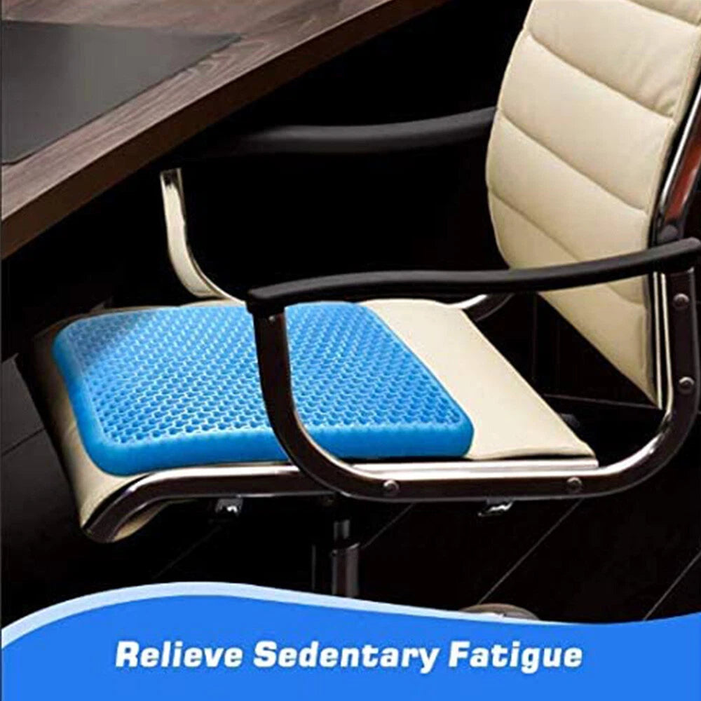 Gel Seat Cushion for Office Chair, Wheelchair, Car, Home Use