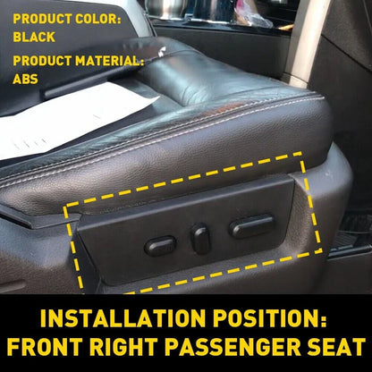 Front Left & Right Seat Switch Bezels for Ford F-150 (2009-2014)
