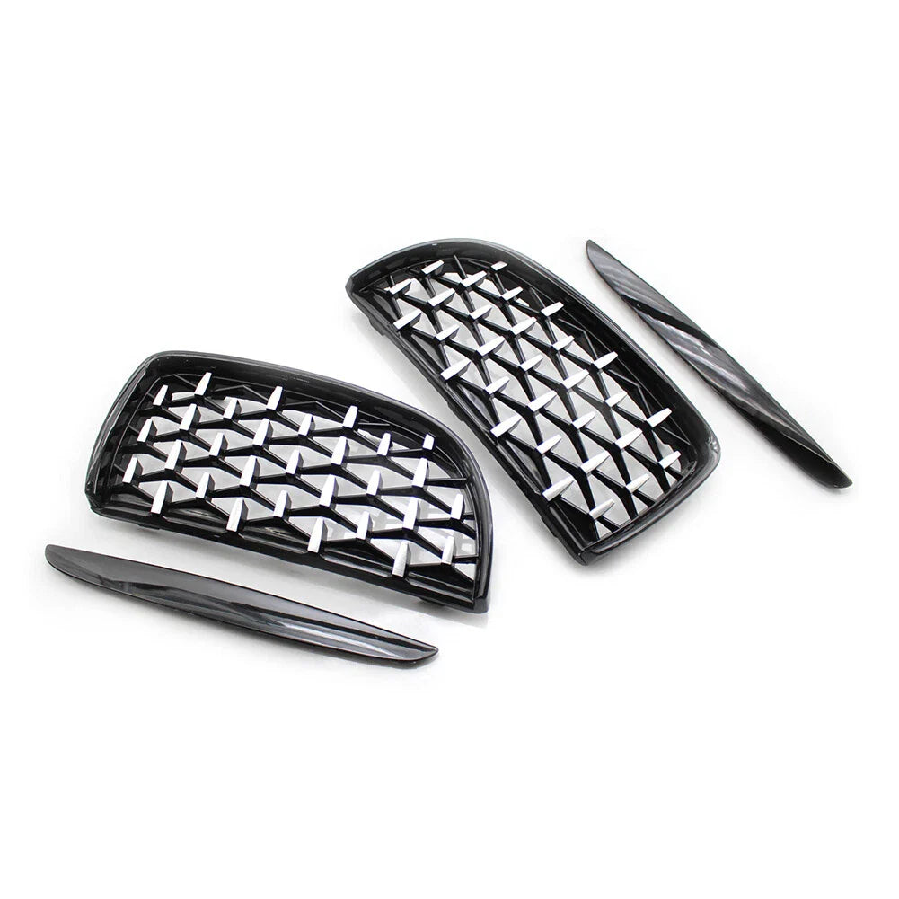 Black Frame & Chrome Grille for BMW E90 (2005-2008)