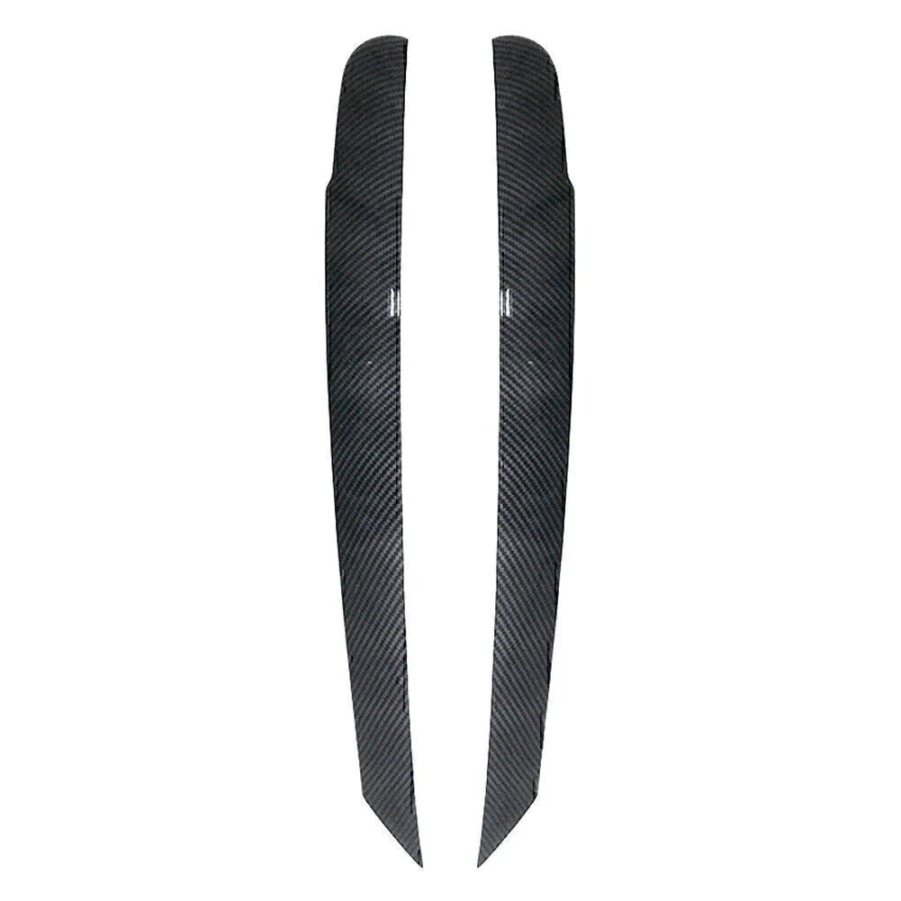 Carbon Fiber Headlight Eyelid Trim Covers for Volkswagen Touran (2011-2015)