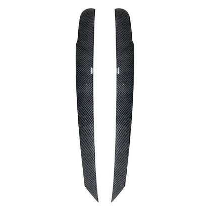 Carbon Fiber Headlight Eyelid Trim Covers for Volkswagen Touran (2011-2015)