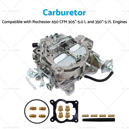 Electric Choke Carburetor 650 CFM for 305-350 Engines