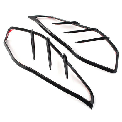 Black Mid-Frame Air Deflector Trim for Harley Electra Glide Tri Glide (2009-2023)