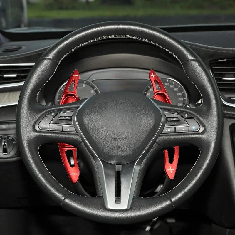 2 x Steering Wheel Shift Paddle Extensions for Nissan Altima Rogue QX50 Q60