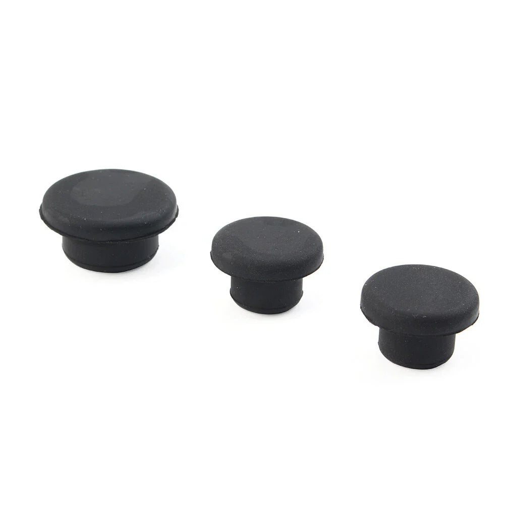 3 x Black Tailgate Rubber Dust Plugs for Jeep Wrangler JL (2018 - Present)