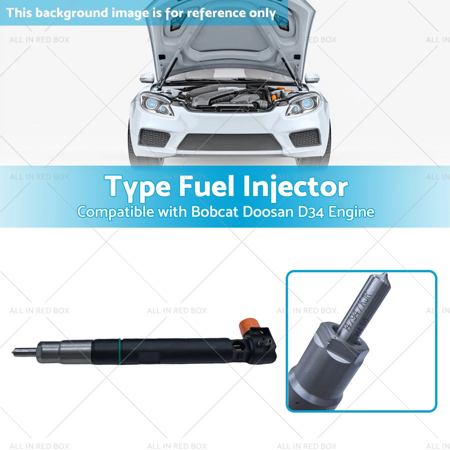 Fuel Injector for Bobcat D34 Diesel Engine