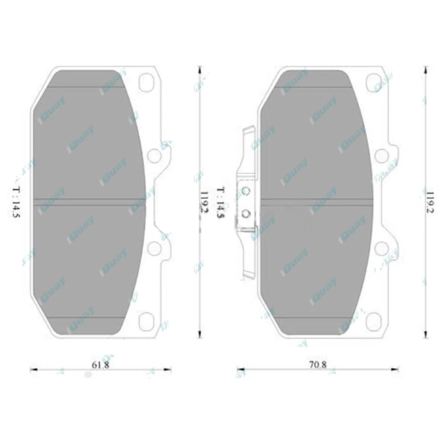 Brembo Front Disc Brake Pad Set for Nissan Silvia S15 2.0L SR20DET 1999~2002 RWD