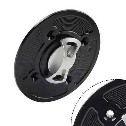 Silver Fuel Gas Tank Cap Cover for APRILIA RSV1000 (2004-2008) Tuono V4R (2011-2017) RSV4 R