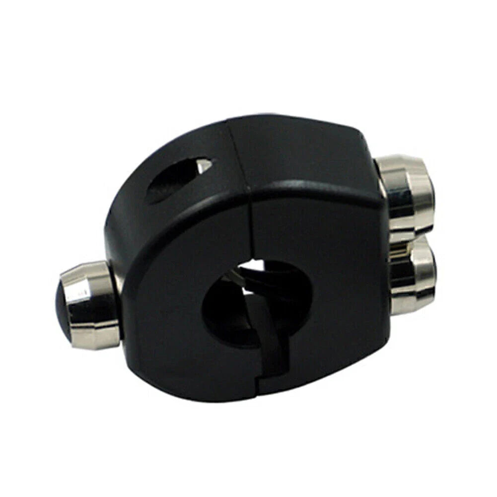 Black 7/8" 22MM Motorcycle Handlebar Switch Momentary Button