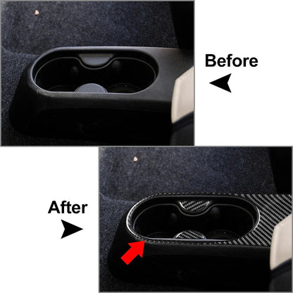 Carbon Fiber Handbrake Panel Cover Trim for Fiat 500 (2012-2015)