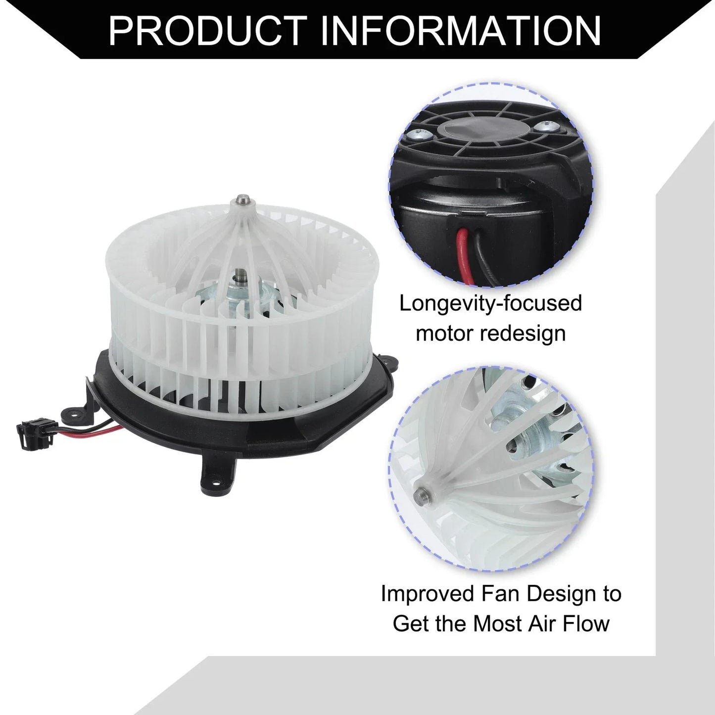HVAC Heater Blower Motor Assembly for Mercedes-Benz CLS55 CLS500 (2006-2011)
