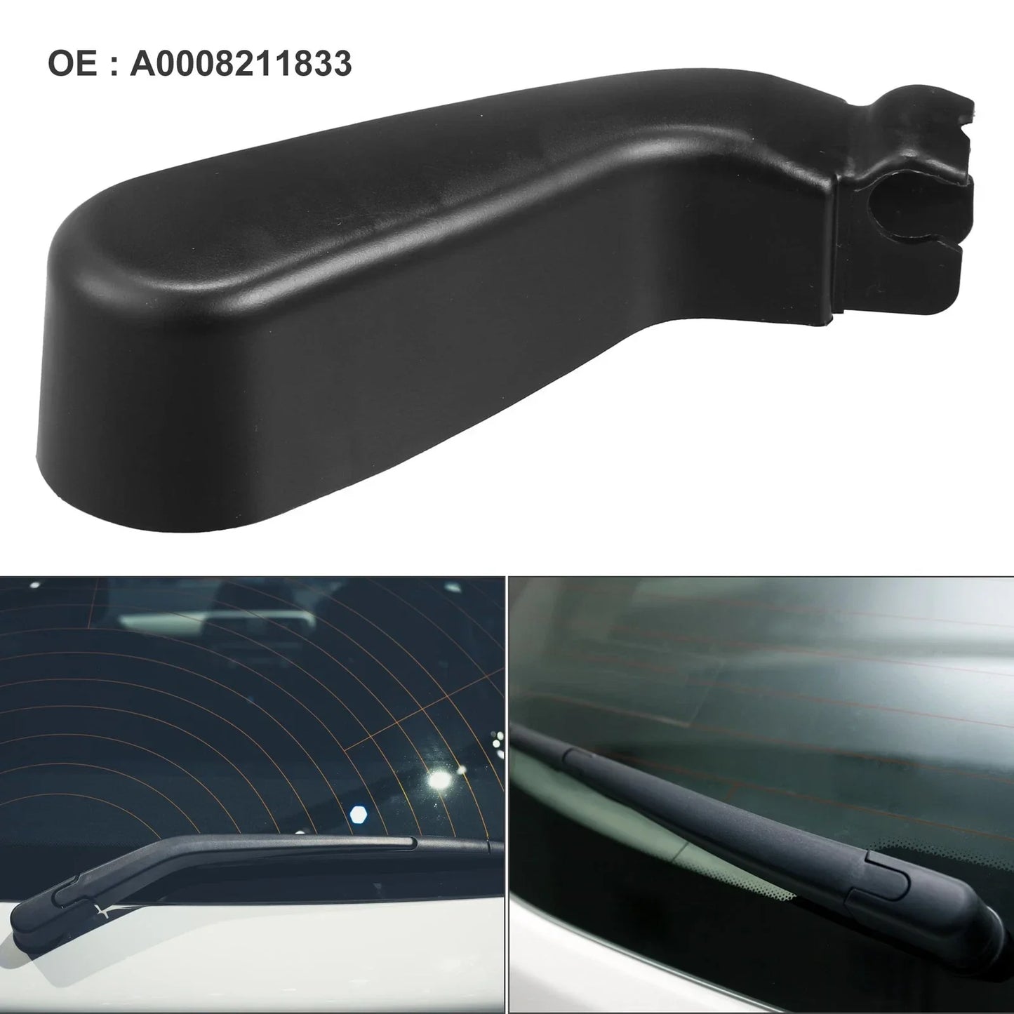 Rear Windshield Wiper Arm Nut Cover for Mercedes-Benz Viano Vito (2003-2012)
