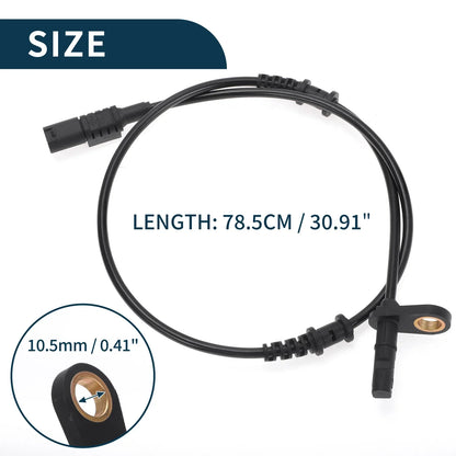 2 x Front Left Right ABS Speed Sensors for Mercedes-Benz CLS550 (2007-2011)