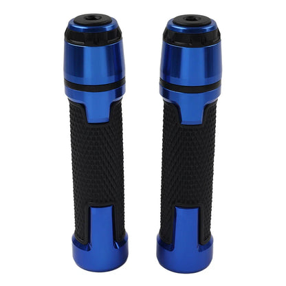 22MM 7/8" Blue Motor Handlebar Grips for Harley & Honda