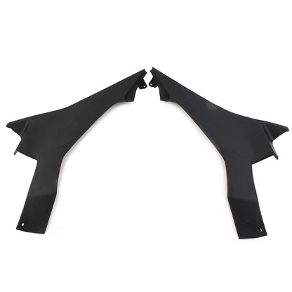 Black Seat Side Fairing Cowl Panel Covers for KAWASAKI Ninja 400 (2018-2020)