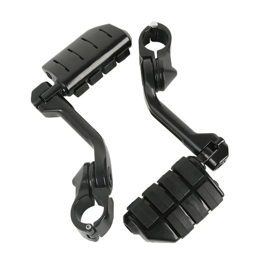 1 1/4" Highway Bar Engine Guard Footpegs for Harley Touring