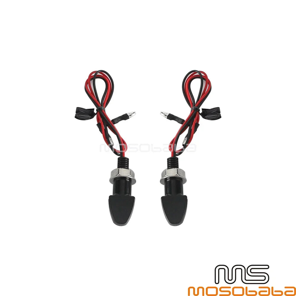 LED Turn Signal Light Lamp w/Smoke Lens for Harley Yamaha Suzuki