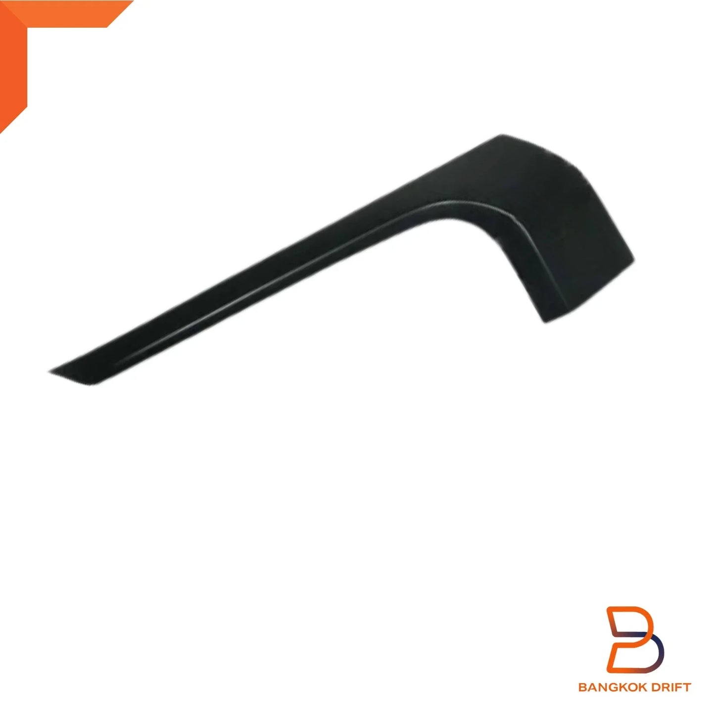 Black Front Bumper Headlight Cover Trim for Mitsubishi Triton L200 (23-25)
