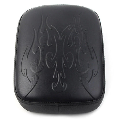 Rear Pillion Pad Seat for Harley Bobber Sportster (Fits 8 Suction Cups)