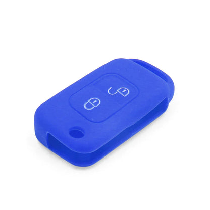 Blue Silicone Car Remote Key Fob Cover for Mercedes Benz Sprinter, Viano