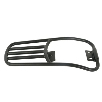 Black Rear Fender Luggage Rack for Harley Softail Deluxe (2005-2017)