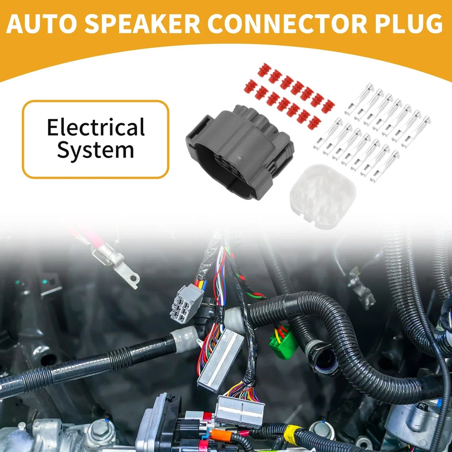 14 Pin Auto Speaker Connector Plug for Honda - 1 Set
