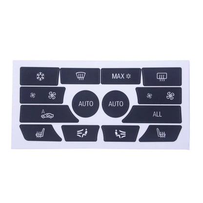 Dash Climate Control Panel Decal Kit for BMW 5 Series (2001-2006)