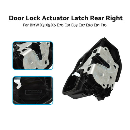 Rear Right Door Lock Actuator for BMW X3 X5 X6 E70 E81 E83 E87 E90 E91 F10 (2003-2017)