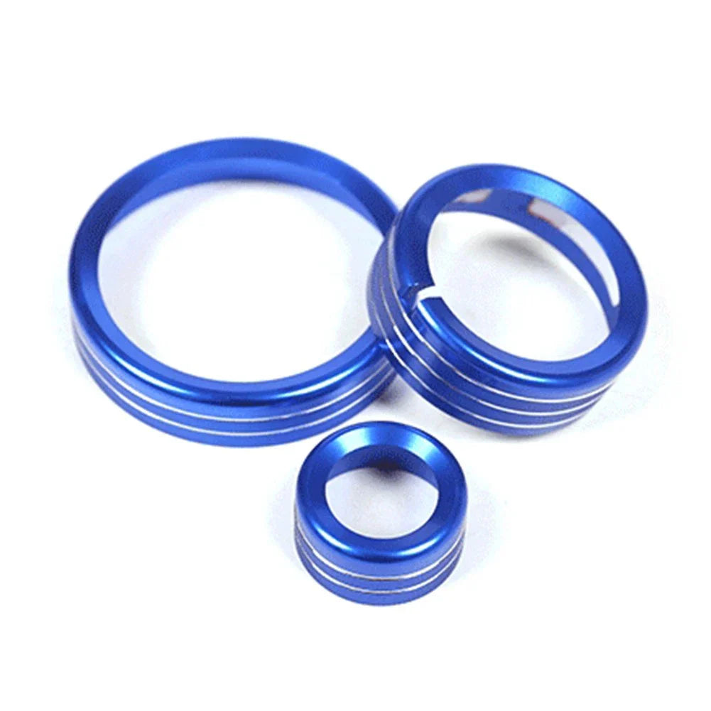 Blue Multimedia Knob Ring for Alfa Romeo Giulia Stelvio (2017-2019)