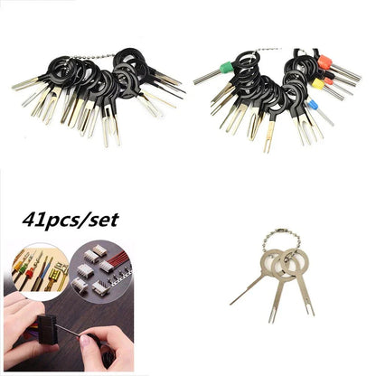 41pcs Terminal Removal Tool Car Electrical Wire Connector Extractor Pin
