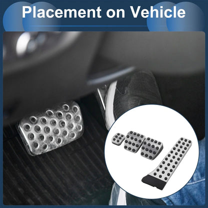 4 Pcs Manual Transmission Foot Accelerator Pedal Covers for Mercedes Benz C-Class