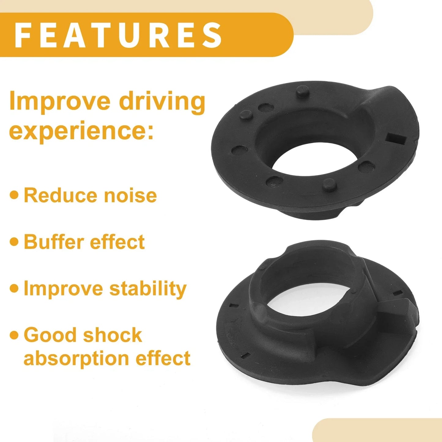 Coil Spring Insulators for Mercedes-Benz C300 2015-2021 (2 x)