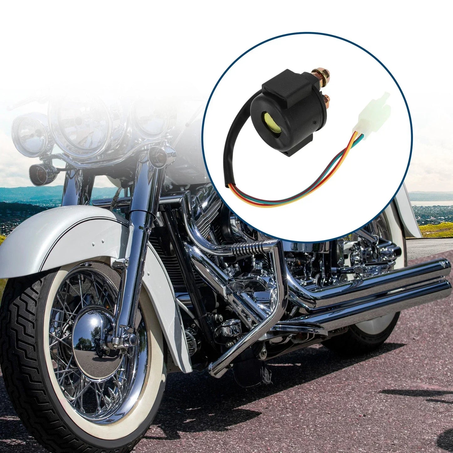 Auto Relay 2 Pins Waterproof for Honda GL1800 Gold Wing (2001-2021)