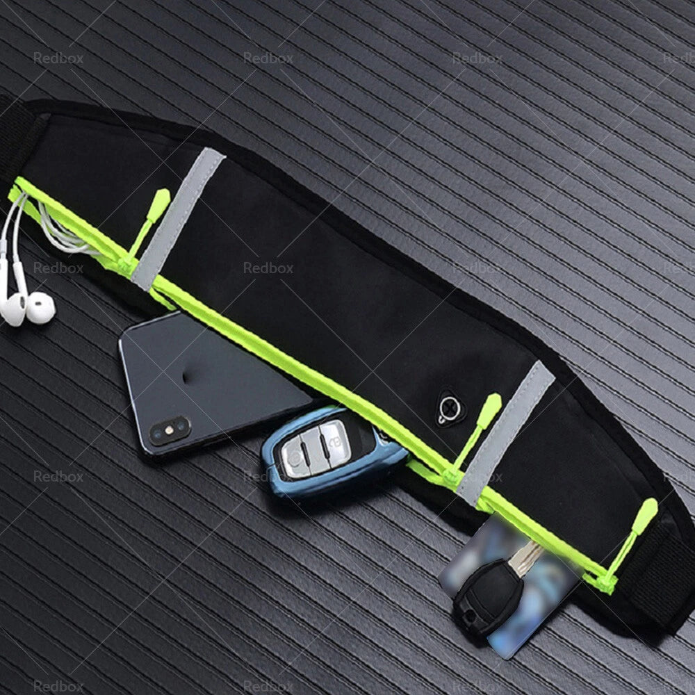 Waterproof Bum Bag with Reflective Strip for Hiking & Running