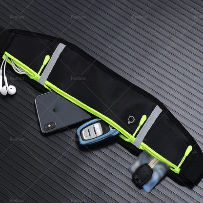 Waterproof Bum Bag with Reflective Strip for Hiking & Running