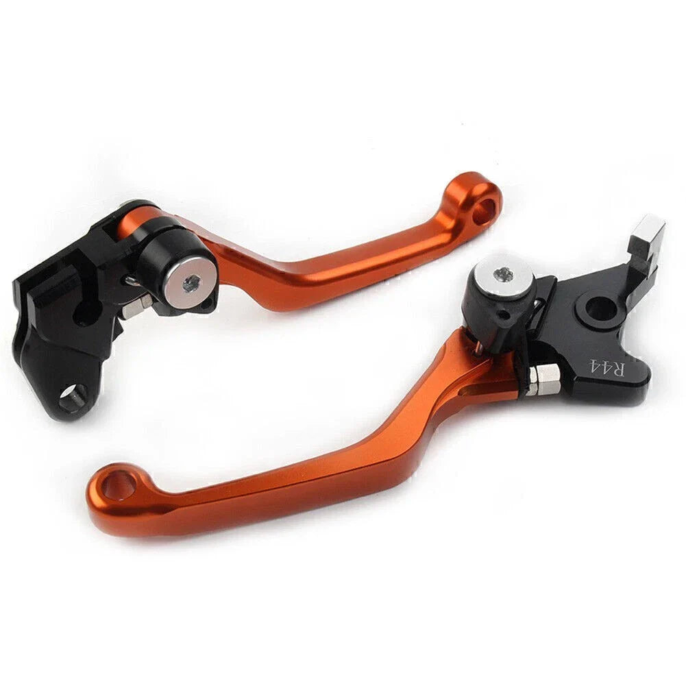 Dirt Clutch Brake Levers for Kawasaki KLX250 D-TRACKER (1993-1997) - ORANGE