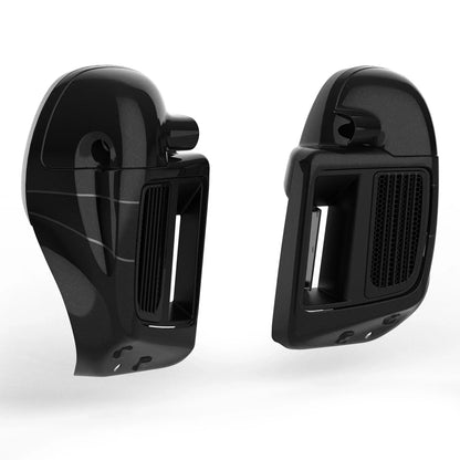 Vented Fairing for Harley Touring 2014-2024 Dark Slate Candy/Arctic Black