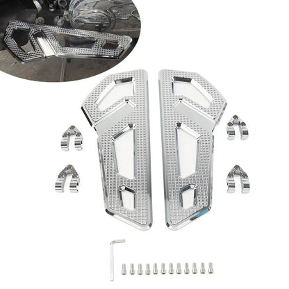 Front Driver Rider Floorboard Footboards for Harley Softail Touring