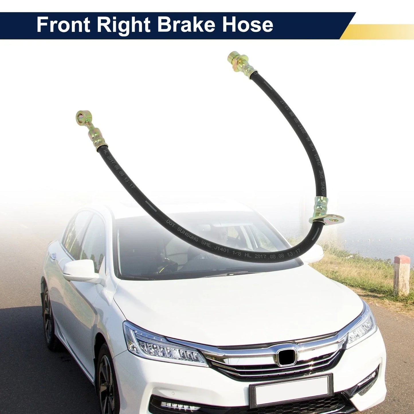 Front Right Brake Hose for Honda Accord (2018-2023)