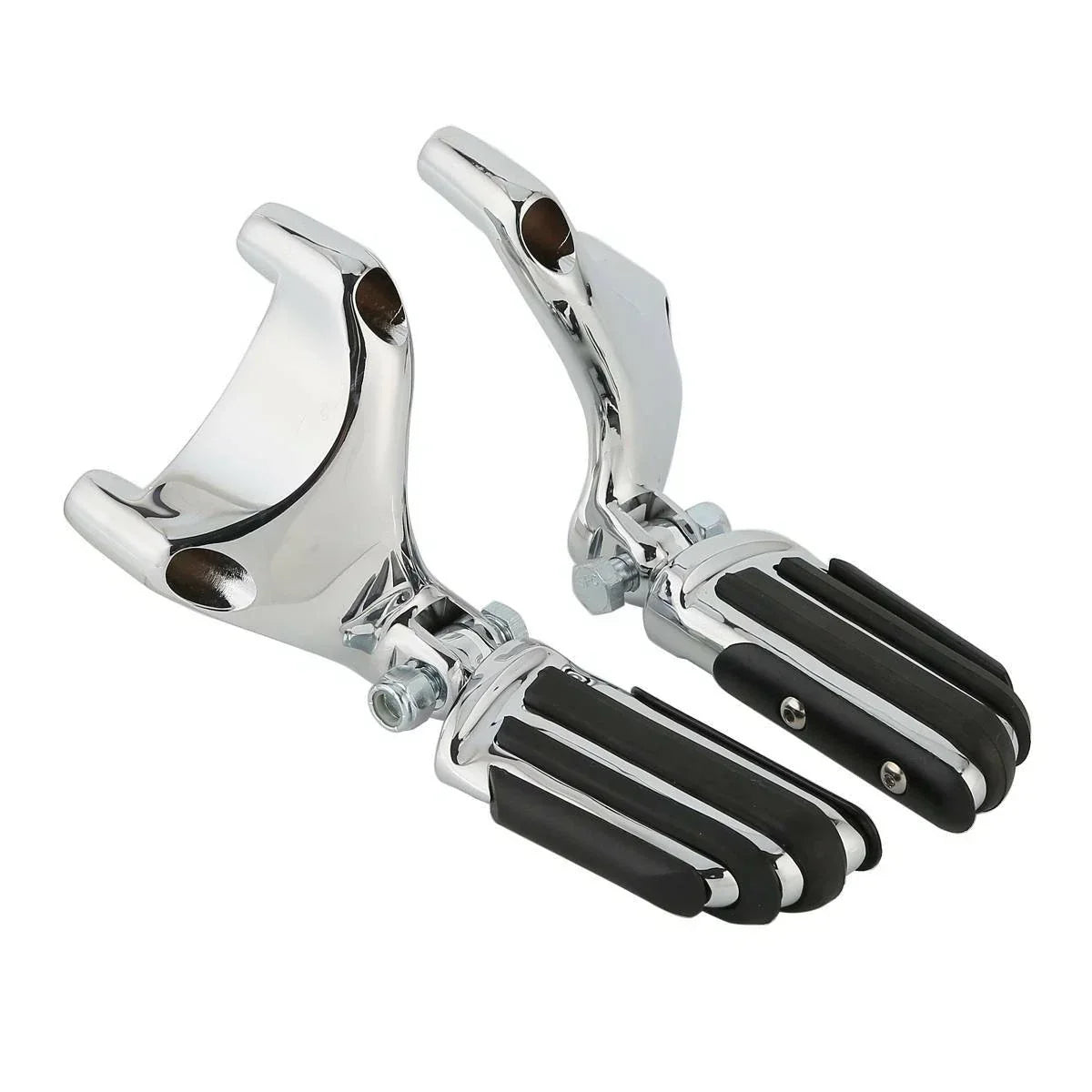 Chrome Passenger Footpeg Mounts for Harley Sportster (2004-2013)