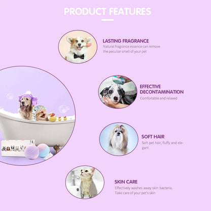 Pet Cleaning Bubble Bath Shampoo Ball for Dog Cat Grooming