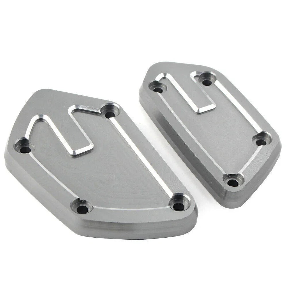 Silver Front Brake & Clutch Reservoir Cap for BMW K1600GT R1200GS R1250R R nineT (2011-2023)