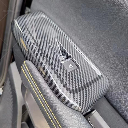 4 x Carbon Window Control Panel Switch Covers for Ford Ranger